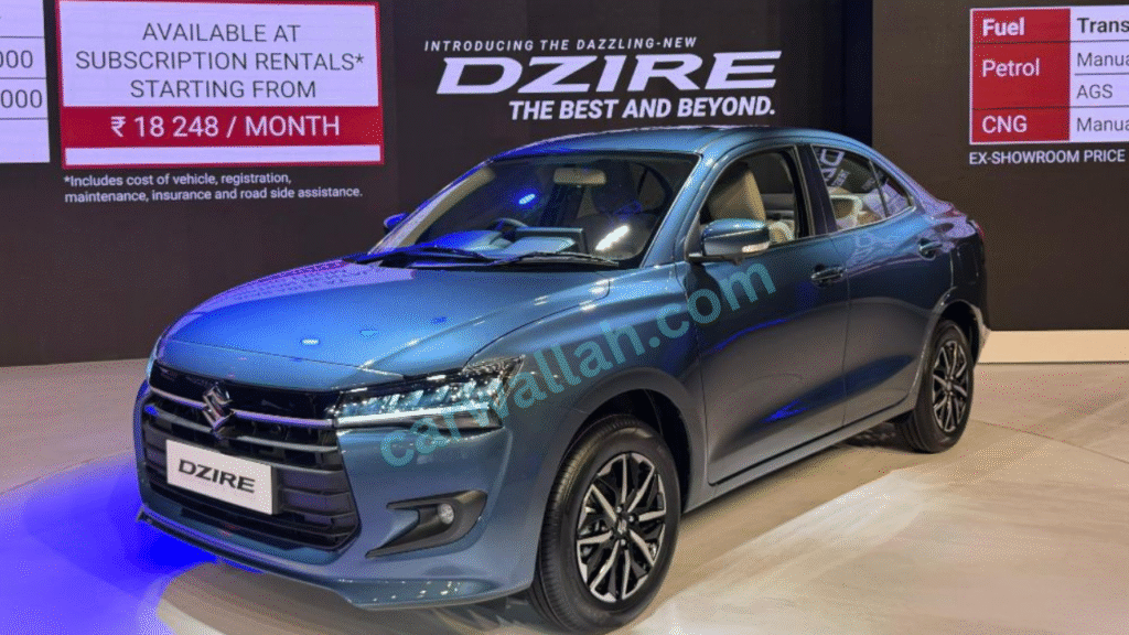Maruti Suzuki Dzire VXI 2025 – फीचर्स, प्राइस और पूरी डिटेल